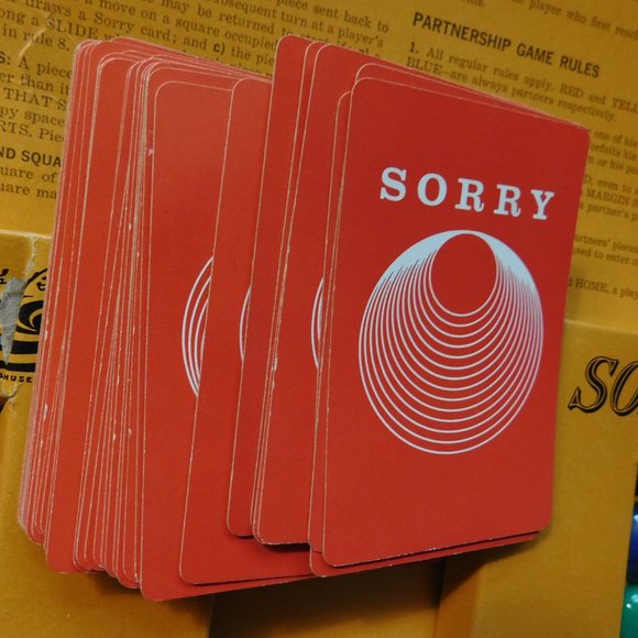 Vintage Sorry! Parker Brothers Board Game 1964 - Picture 12 of 16
